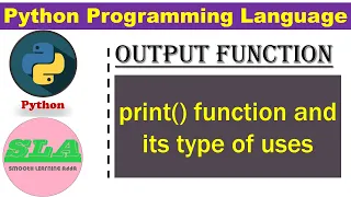 Output function in python python programming tutorials smooth learning adda
