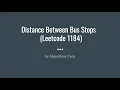 Distance Between Bus Stops Leetcode 1184