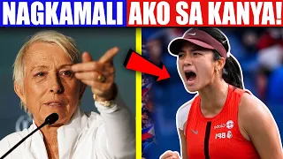 SHE IS OUR FUTURE! Martina Navratilova Nagsalita Kung Bakit Hindi Basta-Basta si Alex Eala!