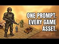 making every game asset with ai sidescroller isometric