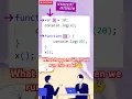 JavaScript Interview Hoisting TRICK Function vs Variable