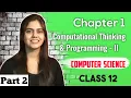 Data types in Python Chapter 1 Part 2 Computer Science Class 12 CBSE