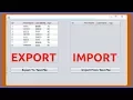 Java - Import And Export Text File To JTable In Java NetBeans with source code