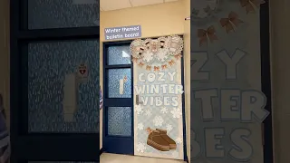 Winter themed bulletin board idea Perfect for your classroom door