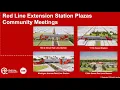 CTA Red Line Extension Station Plaza Community Meeting Presentation