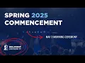 Spring 2025 Commencement May 3 Morning Ceremony