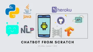 Creating a chatbot from scratch Android app Deep Learning NLP Flask restful API Heroku