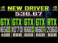 GTX 1650 SUPER vs GTX 1070 vs GTX 1660 SUPER vs GTX 1660Ti vs RTX 2060 NEW DRIVER - 536 67