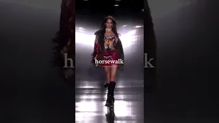 Catwalk Or Horsewalk Shorts Runway Model Bellahadid Catwalk Fashion Irinashayk Naomi 