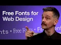 The only 6 fonts web designers need and they re free