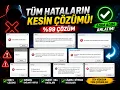 Kod 5 Server Connection Error Server Failure Cozumu Xhanger Temiz Kurulum Rehberi 2026