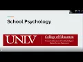 School Psychology Information Session Fall 2024