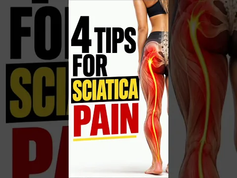 4 TIPS FOR SCIATICA PAIN ##sciatica #lowbackpain #gym