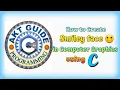 smiley face in c programming program using c graphics akt guide