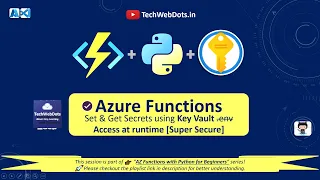 Azure Functions Key Vault Secret Python FastAPI Zip Deploy HTTP Trigger