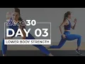 30-Minute Leg Workout At Home Bodyweight Zero30 Day 3