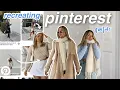 IS IT CUTE OR JUST PINTEREST recreating pinterest outfits with clothes i own from my closet