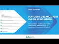 Edulastic Playlists Training