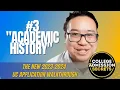 New UC Application Breakdown Academic history