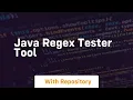 java regex tester tool