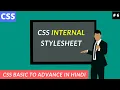 Css Internal Stylesheet In Hindi Part 6 by programmer shakil