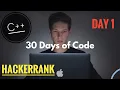 Day 1 of 30 Days of code Data Types Hackerrank C