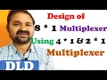 Implementation of 8 1 Multiplexer using 4 1 and 2 1 Multiplexer Digital Logic Design