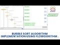 Bubble Sort Algorithm Implementation using Flowgorithm