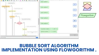 Bubble Sort Algorithm Implementation using Flowgorithm