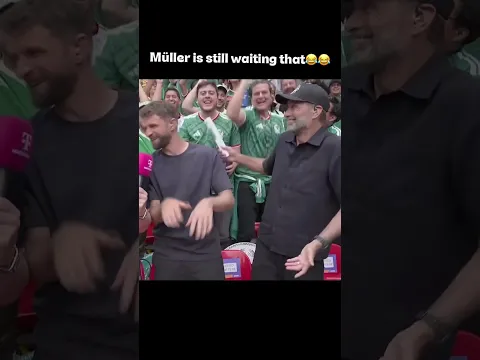 So funny😂😂#worldcup #muller #klopp
