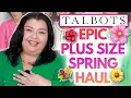 Classy Elegant Plus Size Try On Haul What I Found at Talbots for Spring 2024