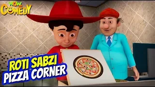 chacha bhatija cartoon in hindi roti sabzi pizza corner ep 70 new cartoons wow kidz comedy