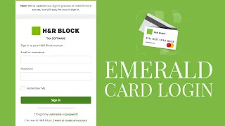 h r Block Emerald Card Login Emerald Card Login 2021 hrblock com Login Tutorial Steps