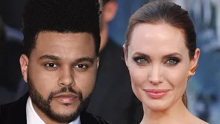 the weeknd u0026 angelina jolie spark dating rumors