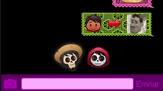 coco contada por emojis oh my disney
