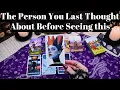 THE PERSON YOU LAST THOUGHT ABOUT BEFORE SEEING THIS IS INVOLVED