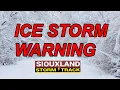 Sioux City Weather ICE STORM WARNING continues