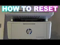 HP LaserJet Pro MFP M28w Factory Reset Guide for Optimal Performance