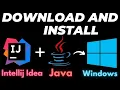 How to Download and Install IntelliJ IDEA and Setup for Java on Windows