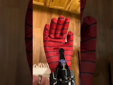 3d printed real web shooter and it WORKS 🕷️ w/ @country_tim1 Jesus loves you
