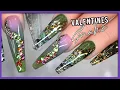 DIY SNAKE PRINT Acrylic NAILS - Coffin Ballerina Shape Acrylic Nails