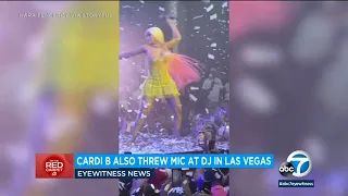 Cardi B throws mic at DJ while performing at Drai s Nightclub in Las Vegas