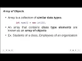 Array of Objects