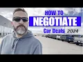 Save THOUSANDS at Car Dealership How to negotiate a car deal in 2024 The most important tip