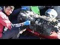 transmission automatica DT12 detroit cambio de pin de cambios split pin freightliner cascadia