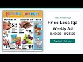 Price Less Iga Weekly Ad 26 - 26 Best Deals