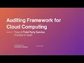 Auditing Framework for Cloud Computing - MSCS 533 Reporting