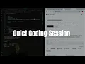 quiet coding session no talking fullstack personal website