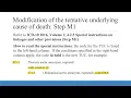ICD 10 Mortality Coding - Step M1