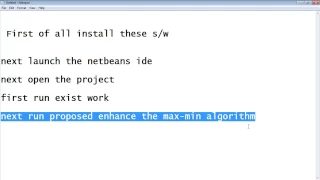Enhanced Max Min Algorithm cloud computing projects